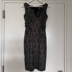Black Lace Formal Fitting Dress